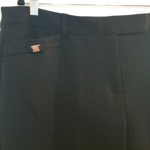 Susan Graver Three Black Pants Size 16 16P XL - Picture 4 of 16